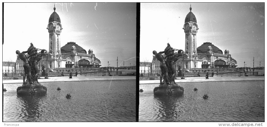 PN 0152 - HAUTE VIENNE - LIMOGES - La Gare - Plaques De Verre