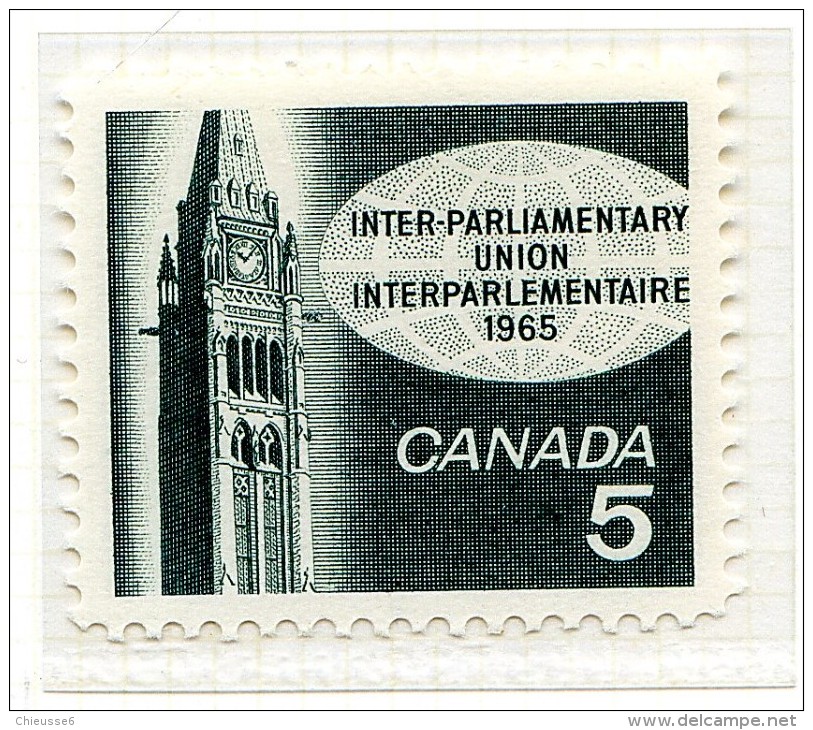 Canada  **    N° 366 - Congrès De L' Union Interparlementaire . - Unused Stamps