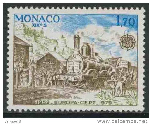 Monaco 1979 Mi 1377 YT 1188 ** N2-C Tender Locomotive Type 030 Of PLM  – History Of Post / Dampflokomotive (19. Jh.) - Treni