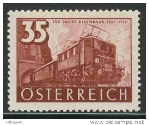 Austria Österreich 1937 Mi 648 YT 505 * MH Electric Locomotive BR 1170.2 (1935) / Bo-Bo-Personenzuglokomoti V - Treinen