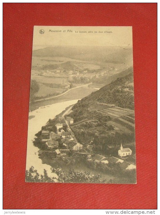 MOUZAIVE ET ALLE SUR SEMOIS  -  La Semois Entre Les Deux Villages  -  1921 - Florennes