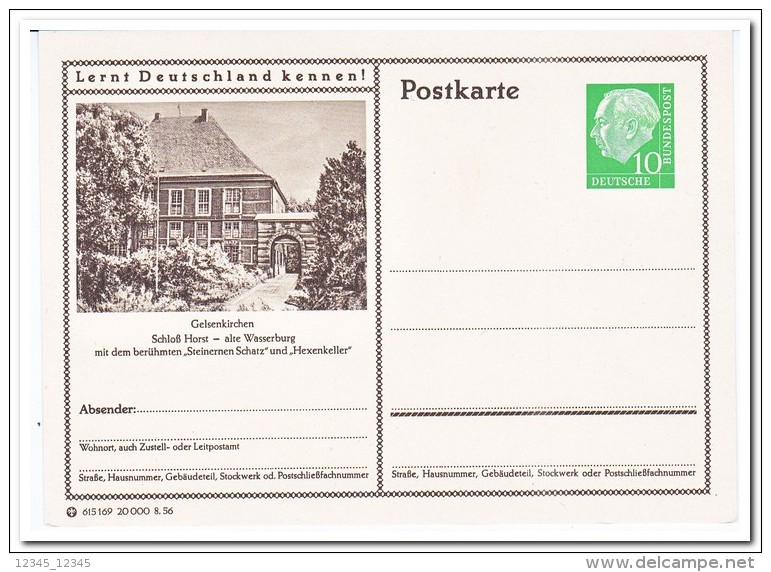 Duitsland, Postcard Unused Gelsenkirchen - Postkarten - Ungebraucht