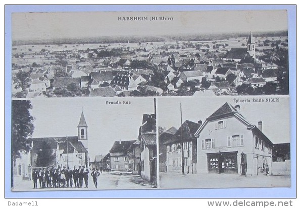 Habsheim épicerie Niglis 1935 - Habsheim