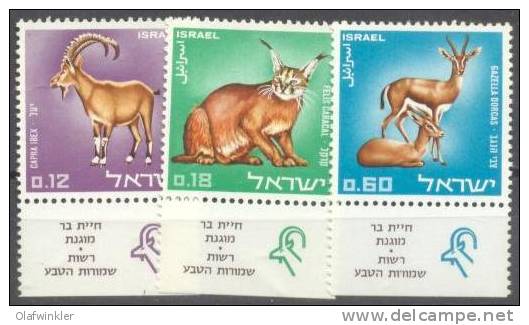 1967 Nature Reserves Bale 389-91 / Sc 358-60 / Mi 403-5 TAB MNH / Neuf / Postfrisch [gra] - Unused Stamps (with Tabs)