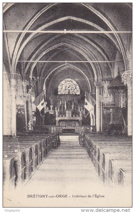 BRETIGNY Sur ORGE -  Intérieur De L'Eglise - Bretigny Sur Orge