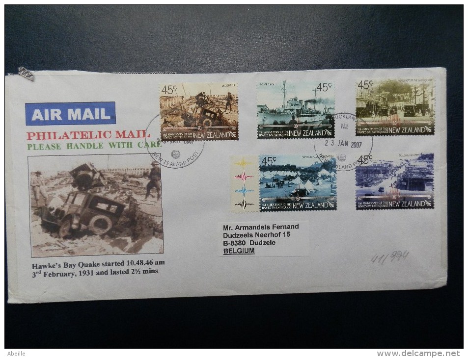 41/993   4     LETTRE   NOUVELLE   ZELANDE - Storia Postale