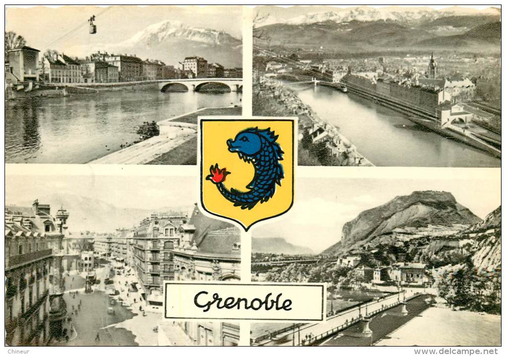 GRENOBLE CARTE MULTIVUES - Grenoble