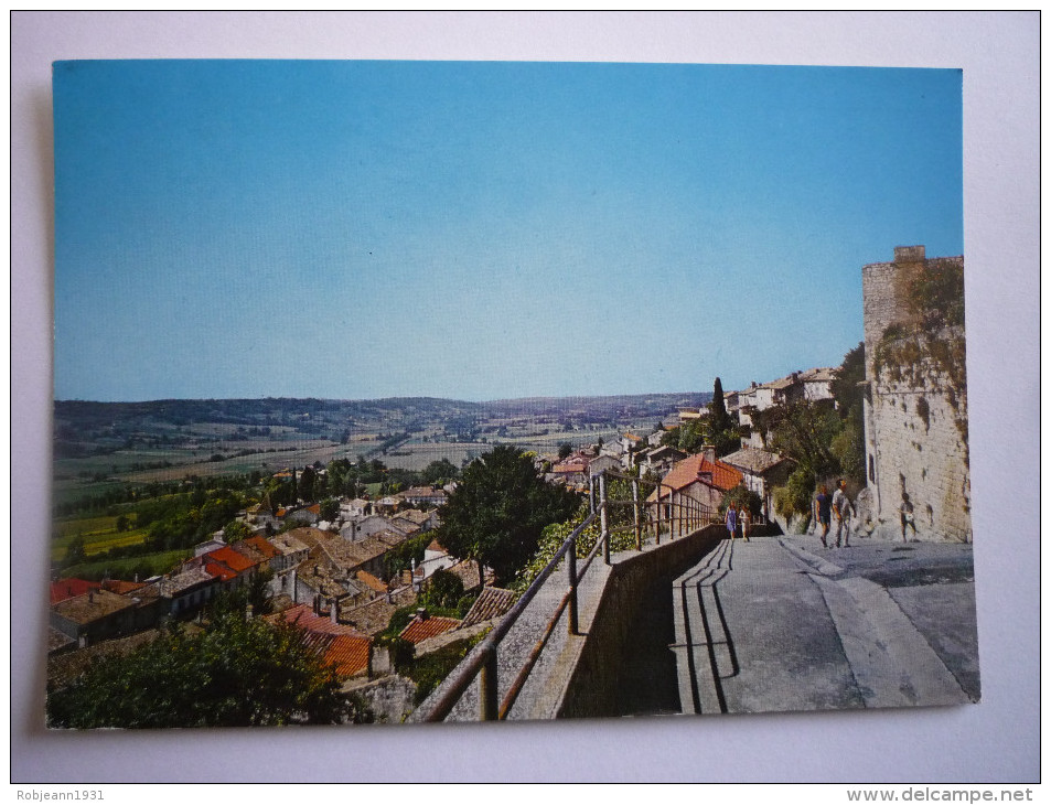 ( 82 ) Lauzerte - Vue Generale De La Vallee Depuis La Porte De La Barbacane  ( 2 Scann ) - Lauzerte