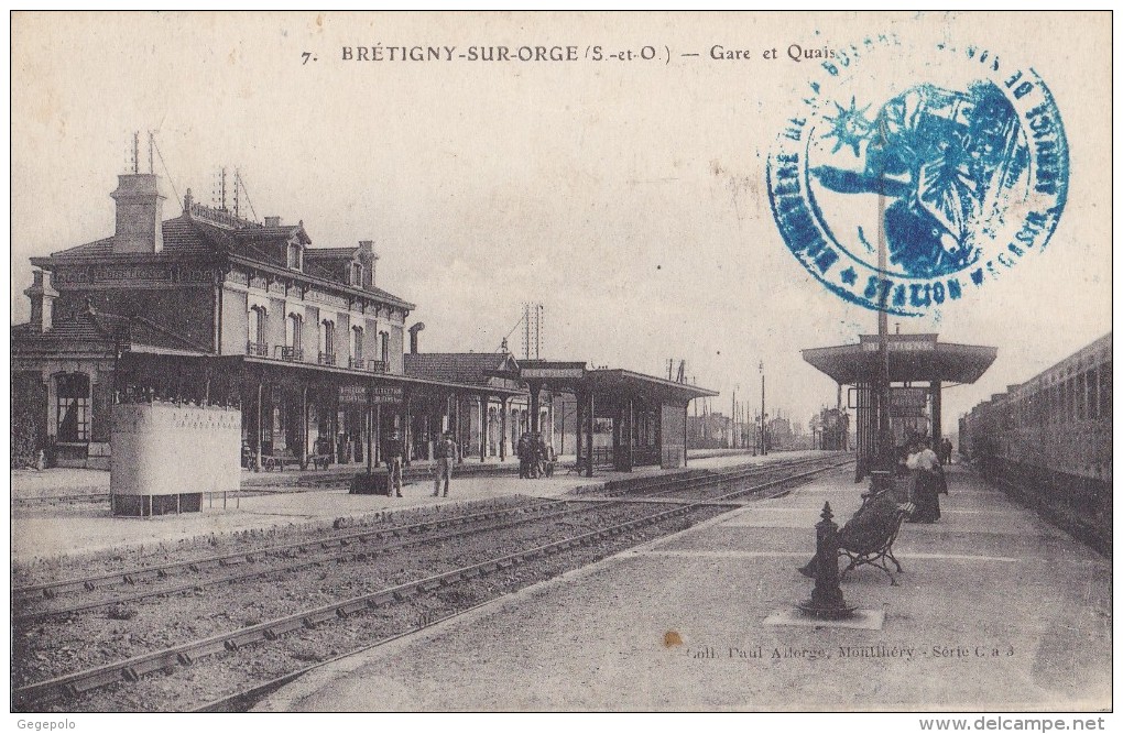 BRETIGNY SUR ORGE - Gare Et Quais - Bretigny Sur Orge