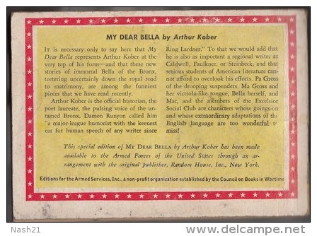 My Dear Bella -  Editions Du Service Des Armées U.S - 191 Pages - Forces Armées Américaines