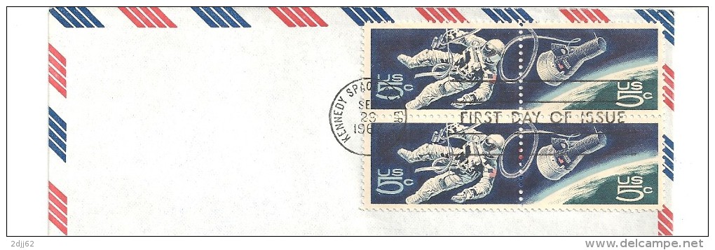 Cosmonaute, Cabine Spatiale, Kennedy, Centre Spatial - Enveloppe Complète (N400) - Africa