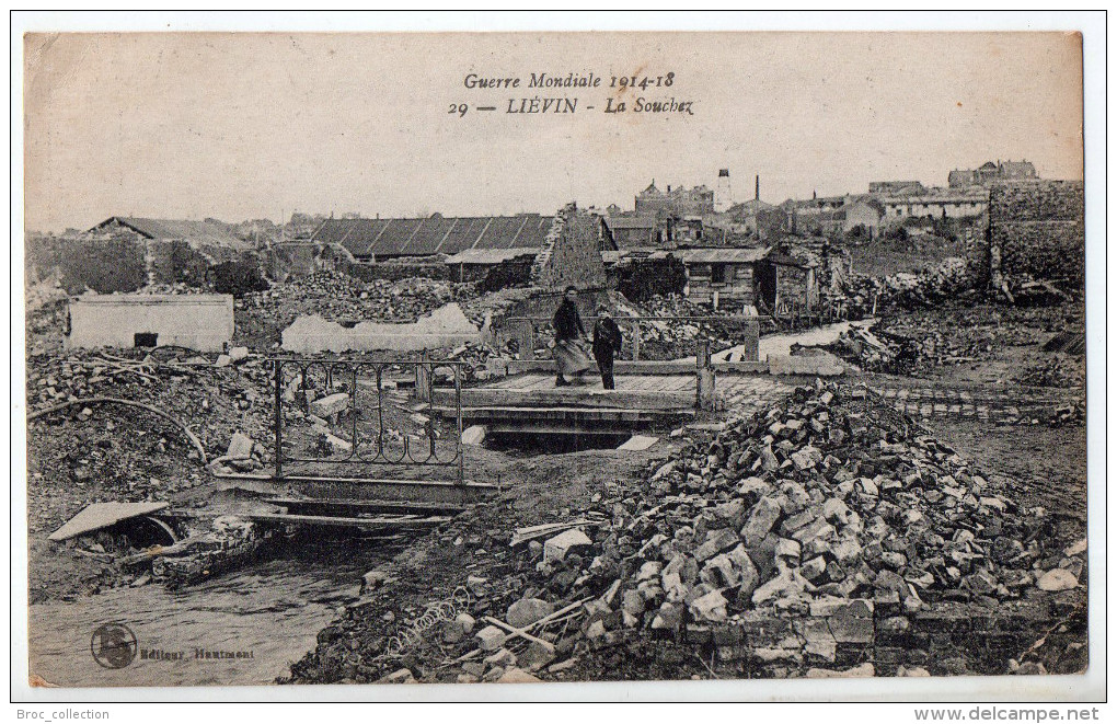 Liévin, La Souchez, Guerre Mondiale 1914-18, 1923, éd. LS N° 29 - Lievin