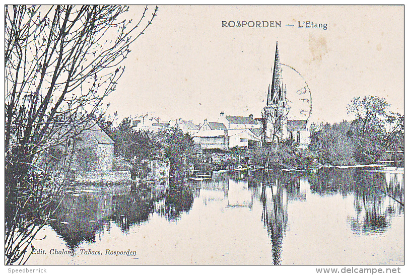 23735 Rosporden- Etang- Editeur Chalonny Tabacs Rosporden - - Clohars-Carnoët