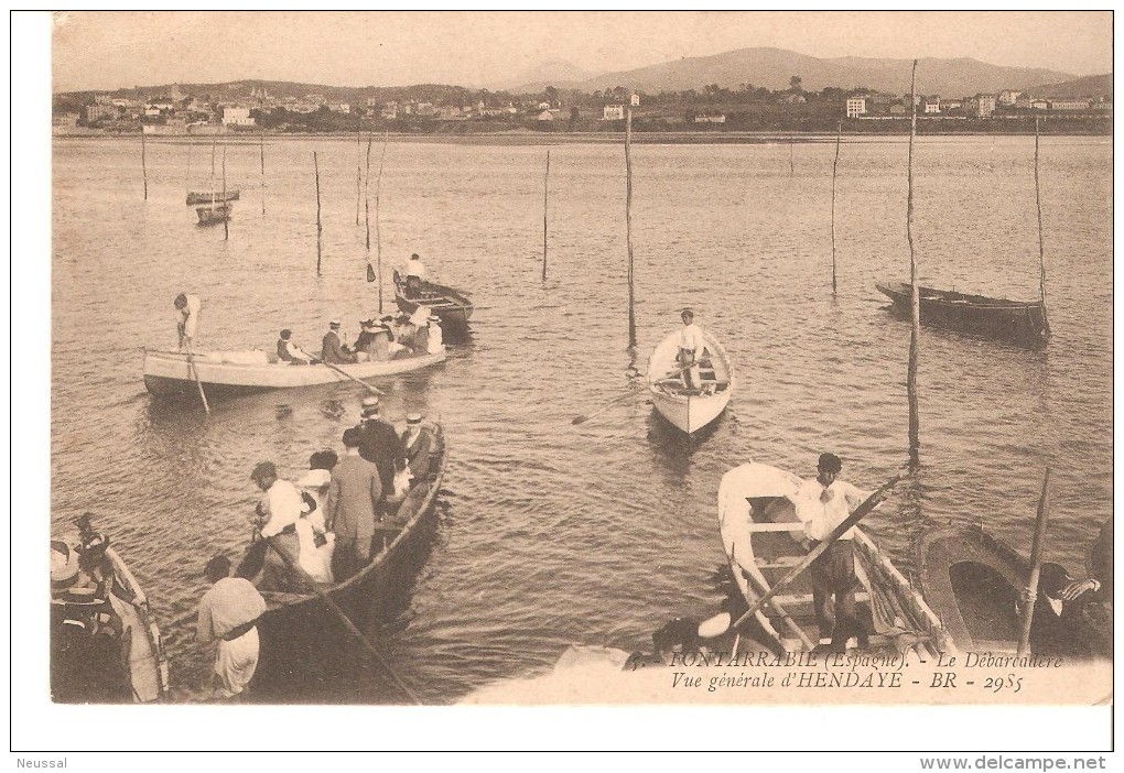 Tarjeta Postal  De Hendaye. Le Debarcadere. - Hendaye