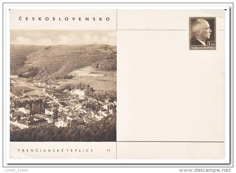 Tsjechoslowakije, Postcard Unused, Trencianske Teplice - Postales