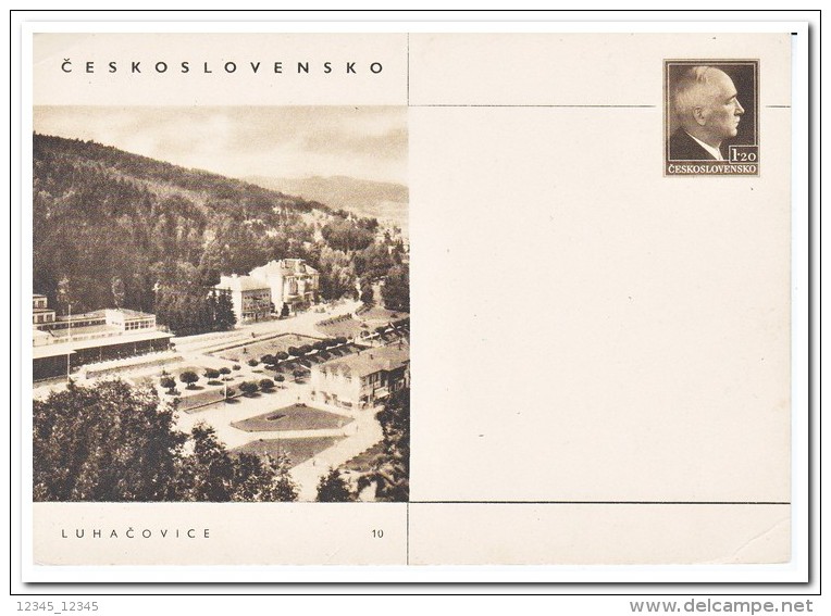 Tsjechoslowakije, Postcard Unused, Luhacovice - Postales