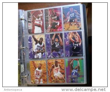 USA Collezione Di 153 Figurine Originali Americane Sui Campionati Di Basket NBA Degli Anni 1994-95-96 - Otros & Sin Clasificación