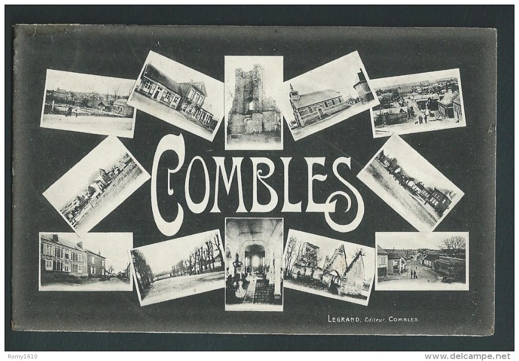 France- Dep. 80, Somme. Combles. Multivues. - Combles