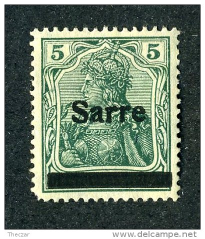 7253  Saar 1920  ~ Michel #4 I ( Cat. .60€ )  M*- Offers Welcome! - Unused Stamps