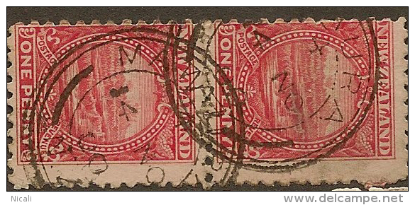 NZ Postmarks 1900 MATAURA H Type #BG22 - Errors, Freaks & Oddities (EFO)