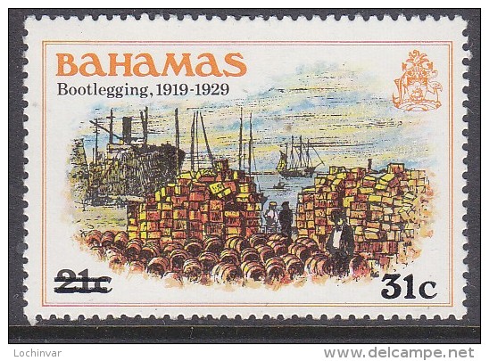 BAHAMAS, 1983  31c SURCHARGE O/PRINT 1 MNH - Bahamas (1973-...)