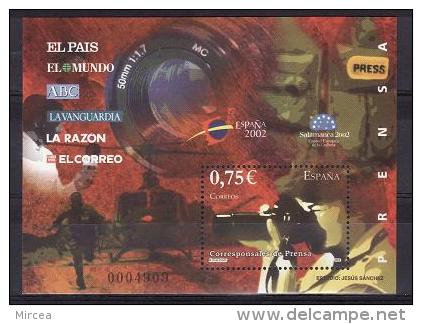 C1425 - Espagne 2002 - Bloc  Neuf** - Blocks & Sheetlets & Panes