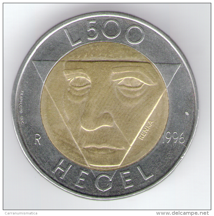 SAN MARINO 500 LIRE 1996  BIMETALLICA - San Marino