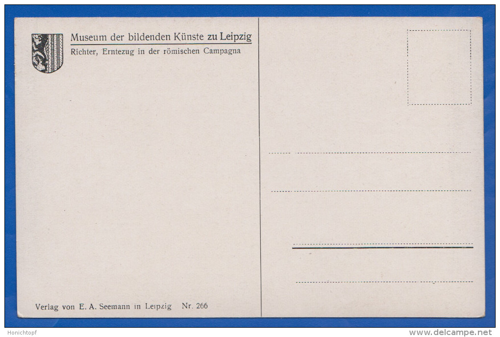 Malerei; Richter Ludwig; Erntezug In Der Römischen Campagna; Museum Leipzig - Richter, Ludwig