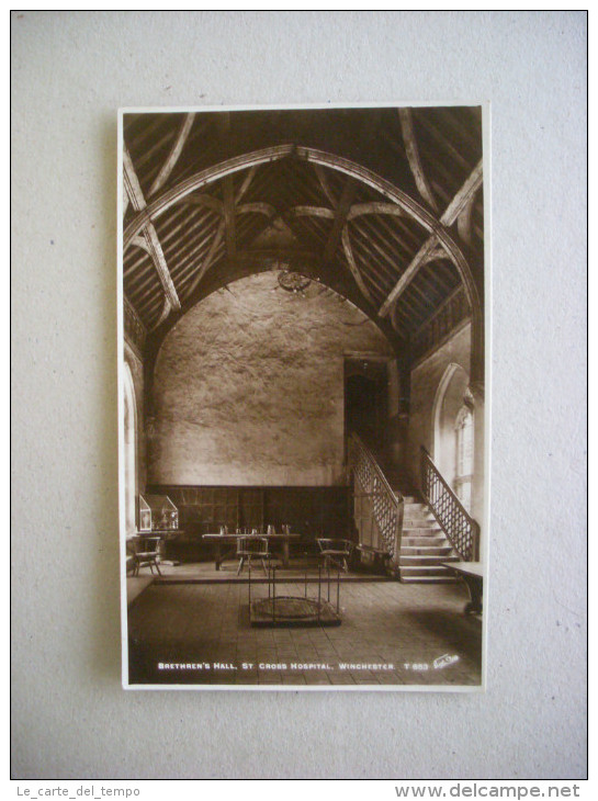 Cartolina Winchester (Hampshire) - Brethren's Hall. St.Cross Hospital. - Winchester