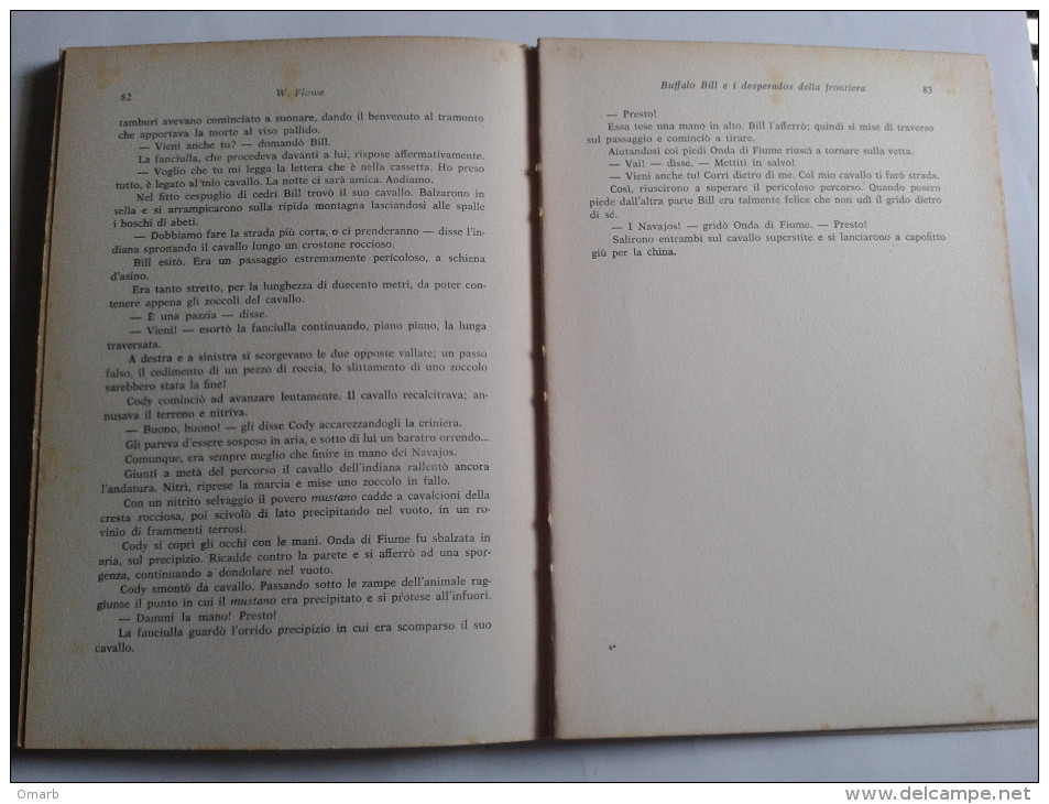 Lib261 Buffalo Bill E I Desperados Della Frontiera N.29 Editrice Capitol Collana Grandi Romanzieri Western Diligenza - Action & Adventure