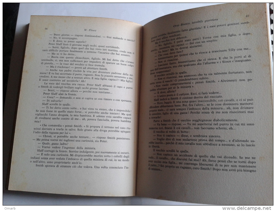 Lib261 Orso Bianco Terribile Guerriero N.24 Editrice Capitol Collana Grandi Romanzieri Western Ranch Cavalli - Acción Y Aventura