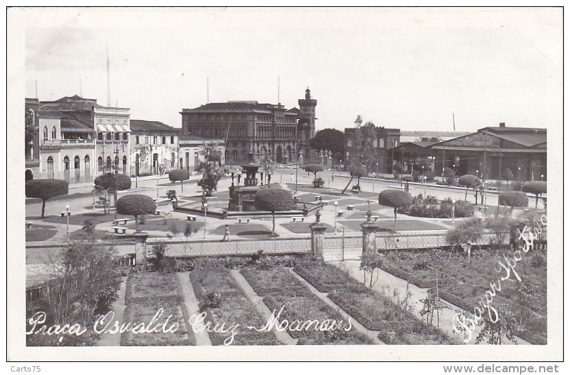 Brésil - Amazonas - Manaus / Carte-Photo / Praça Oswaldo Cruz / Bazar Sportivo - Manaus