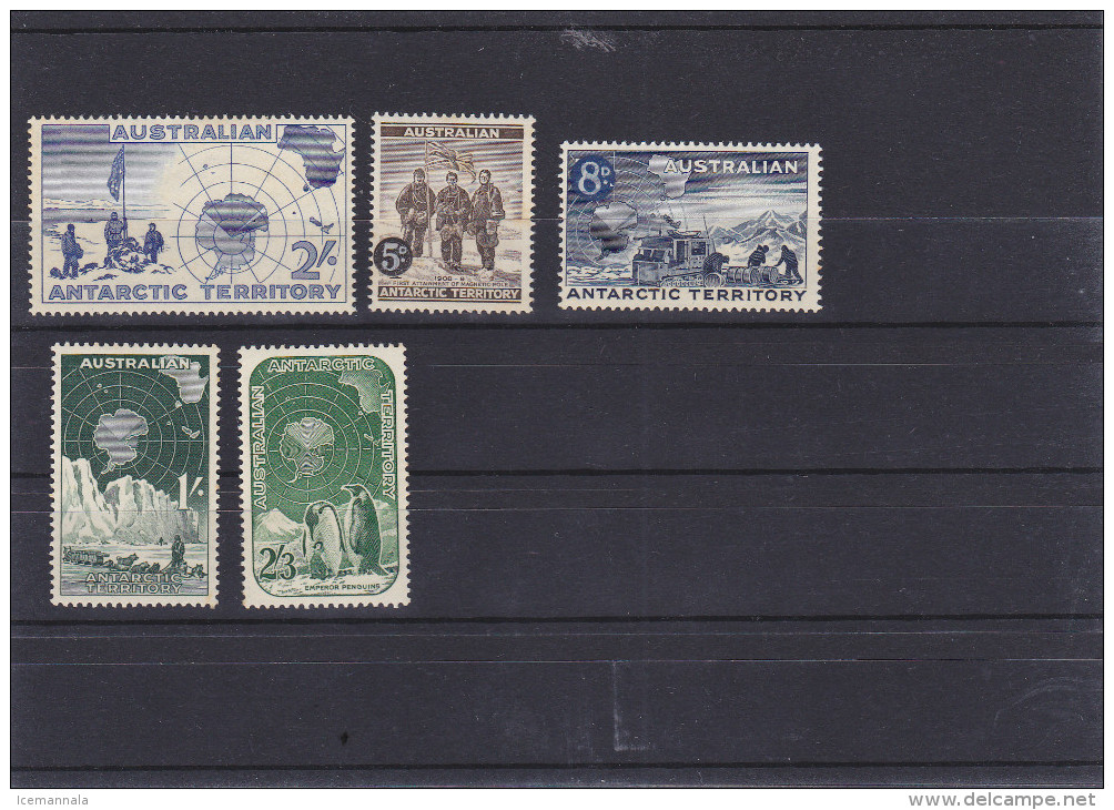 TERRITORIO  ANTARTICO   AUSTRALIANO   YVERT   1/5   MNH  ** - Unused Stamps