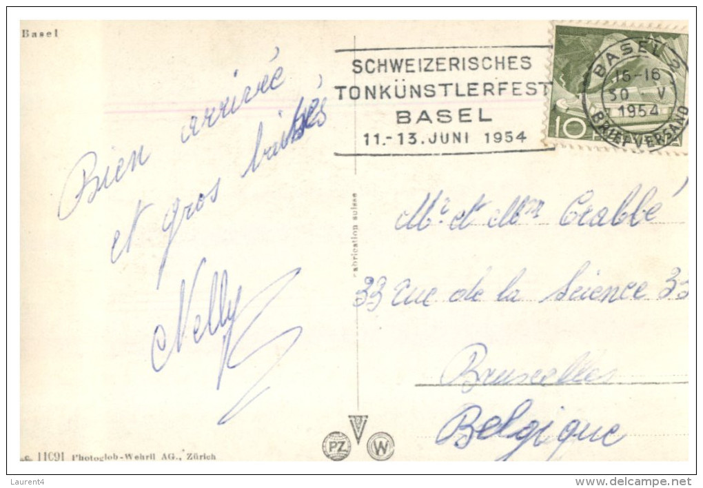 (987) Older Postcard - Switzerland Basel - Autres & Non Classés