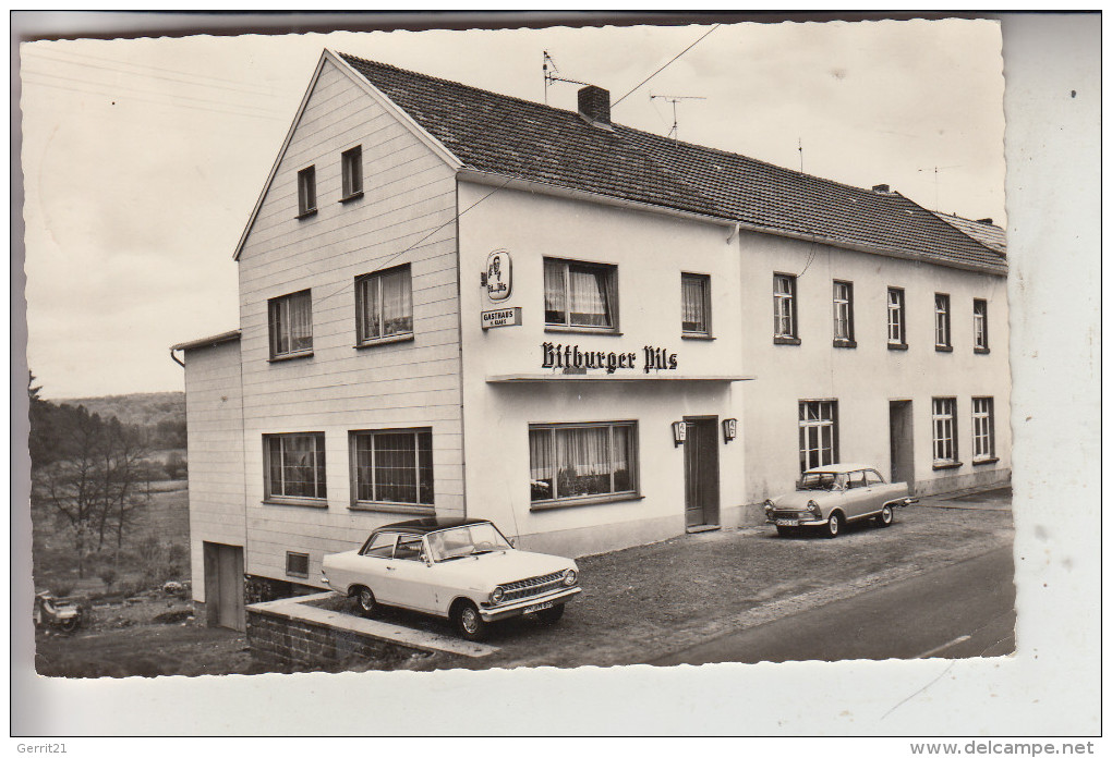 5533 HILLESHEIM - OBERBETTINGEN, Gasthaus H. Klaes, OPEL Rekord - Gerolstein