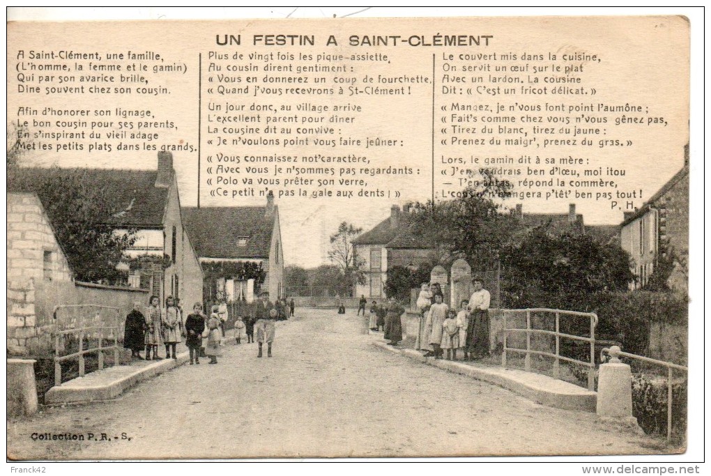 89. Un Festin à Saint Clément. Coins émoussés - Saint Clement