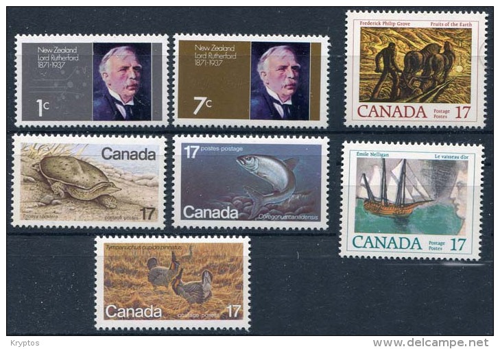 Canada - 7 Different Stamps - Collections