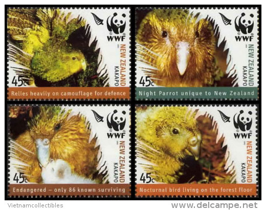 (WWF-368) W.W.F. New Zealand Kakapo MNH Stamps 2005 - Unused Stamps