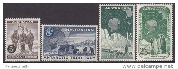 Australian Antartic Territory 1959 Yvert 2-5, Definitive Set - MNH - Ungebraucht