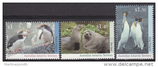 Australian Antartic Territory 1993 Yvert 95-97, Antartic Fauna (II) - MNH - Unused Stamps