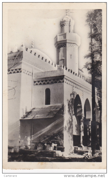 Algérie,TIZI OUZOU,la Mosquée En 1950,endroit De Prière,saint,édition RELIEF,avec Timbres Rare - Tizi Ouzou