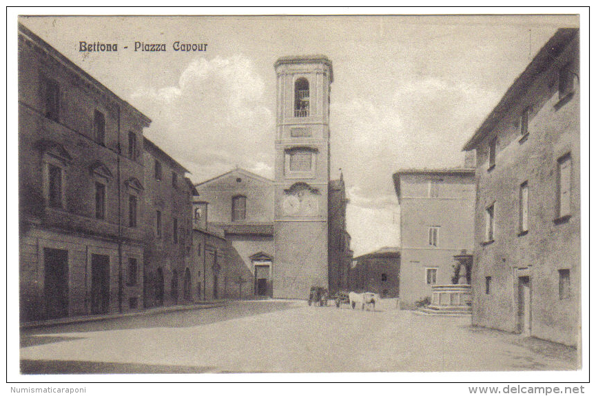 Bettona Piazza Cavour VIAGGIATA 1935 ( Conservazione Come Da Scan  ) C.1627 - Autres & Non Classés