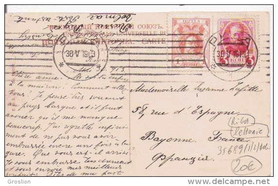 RIGA 10659/7  DENKMAL PETER DES GROSSEN 1913 - Lettland