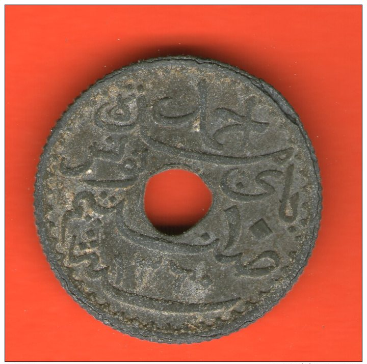 ** 10 Centimes AH1360 1941 PROTECTORAT FRANCAIS ** - KM 267 - Zinc 2,7gr. 21mm - TUNISIA / TUNESIA / TUNESIEN - Túnez