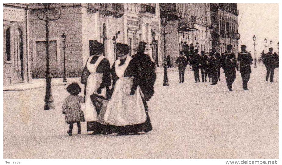 1911 TARANTO CORSO DUE MARI FP NV SEE 3 SCANS ANIMATA - Taranto