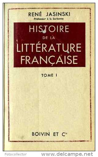 Scolaire : Littérature Française ( Bien Complet Des 2 Tomes) Par Jasinski - 18 Ans Et Plus