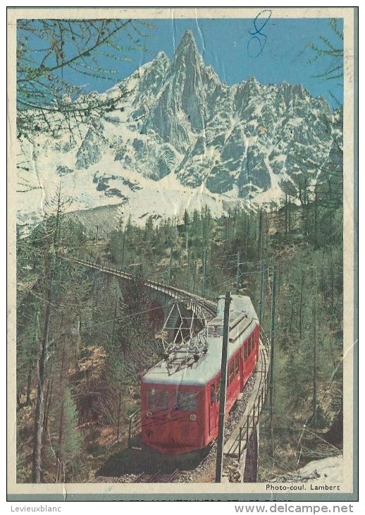 Almanach Des PTT/manque  Feuillets Au Verso  / Chemin De Fer Montenvers Et Les Drus / 1960     CAL175 - Big : 1941-60