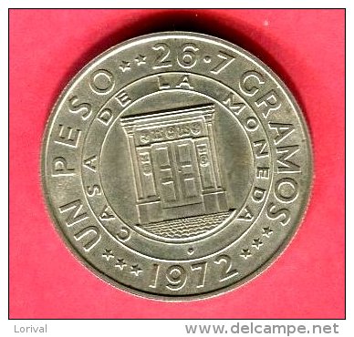 DOMINICAINE 1 PESO 1972 TTB/SUP 42 - Dominicaanse Republiek