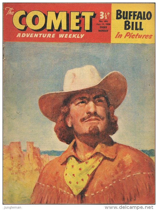 The Comet N° 495 - Buffalo Bill - Claude Duval - Billy Bunter - The Lone Ranger - Jet-Ace Logan - Bon état - Autres Éditeurs