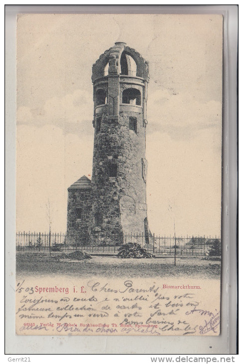 0-7590 SPREMBERG, Bismarckthurm, 1903 - Spremberg